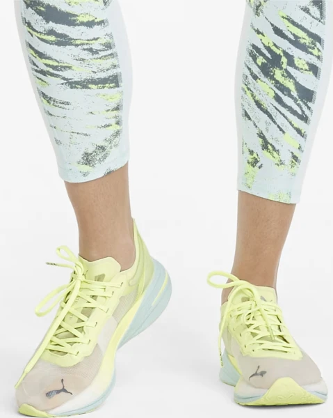Кроссовки беговые женские Puma DEVIATE NITRO ELITE RACER лимонно-мятные 376444-02