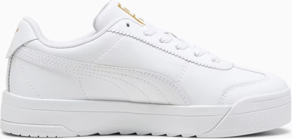 Кроссовки женские Puma ROMA FEMININE бело-золотые 398609-01