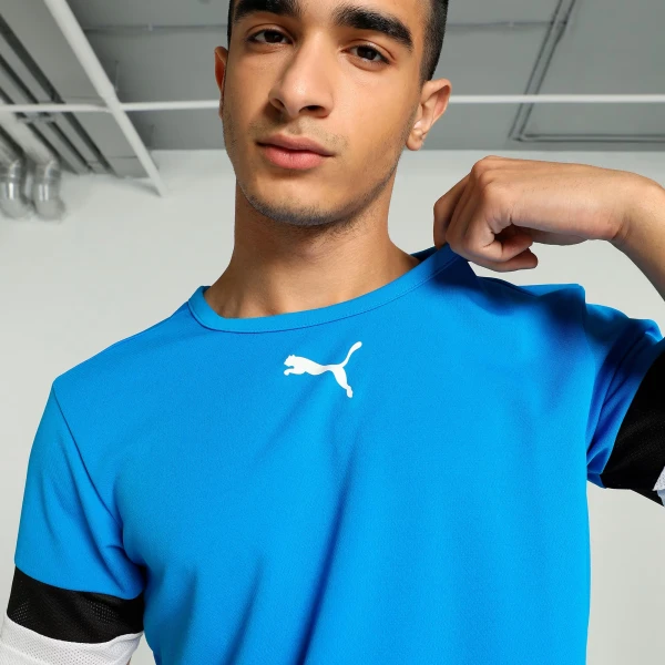 Футболка Puma TEAMRISE JERSEY синяя 704932-02