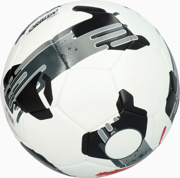 Футбольний м'яч Puma ORBITA 4 HYB (FIFA BASIC) біло-чорно-червоний Розмір 5 084326-02