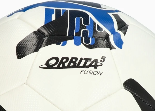 Футбольний м'яч Puma ORBITA 5 FUSION біло-чорно-синій Розмір 5 084331-05