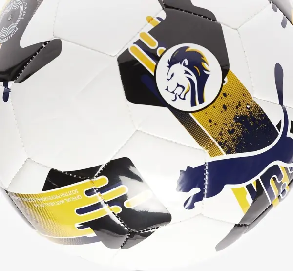 Футбольний м'яч Puma ORBITA 6 SPFL MS біло-чорно-темно-синьо-золотий Розмір 5 084454-01