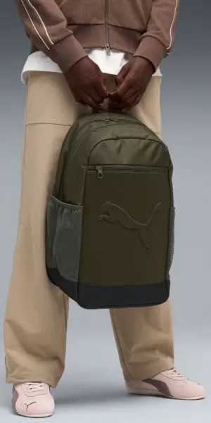 Рюкзак Puma BUZZ BACKPACK 28L темно-оливковый 091153-09
