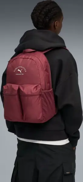 Рюкзак подростковый Puma PHASE CLASS BACKPACK YOUTH 20L бордовый 091734-20