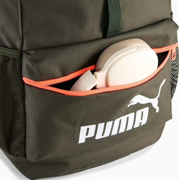 Рюкзак підлітковий Puma PHASE HOODED BACKPACK YOUTH 20L оливковий 091736-09