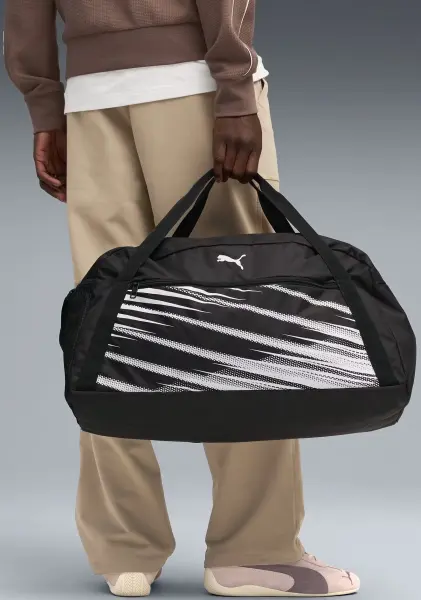 Сумка спортивна Puma ATTACANTO M 41L чорно-біла 091630-01