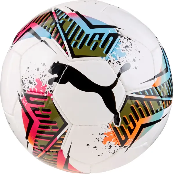 Футзальний м'яч Puma FUTSAL 2 HS біло-чорно-оливковий Розмір 4 084343-01