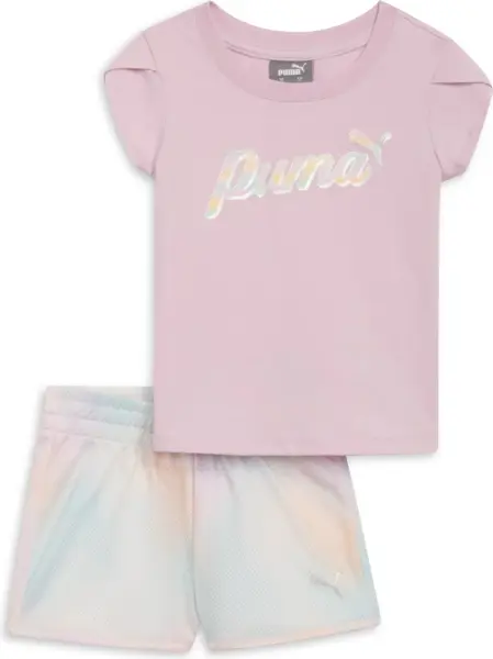Комплект літній дитячий Puma SCROLLING LOGO світло-рожевий 859950-01