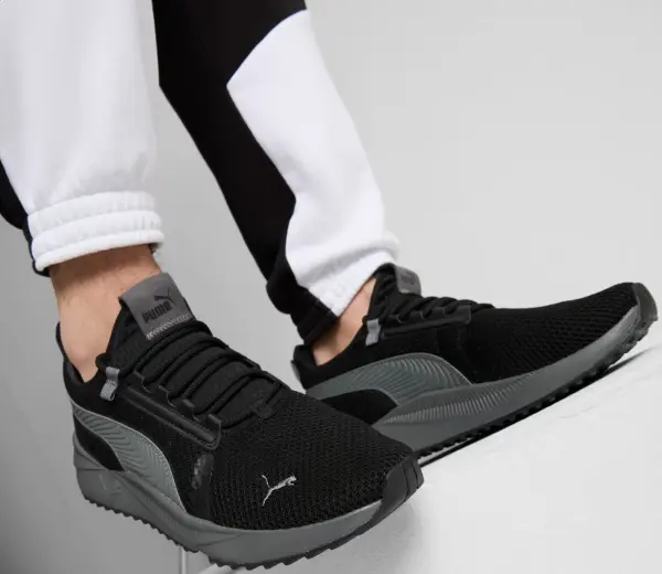 Кроссовки Puma PACER FUTURE STREET KNIT черно-серые 391132-02