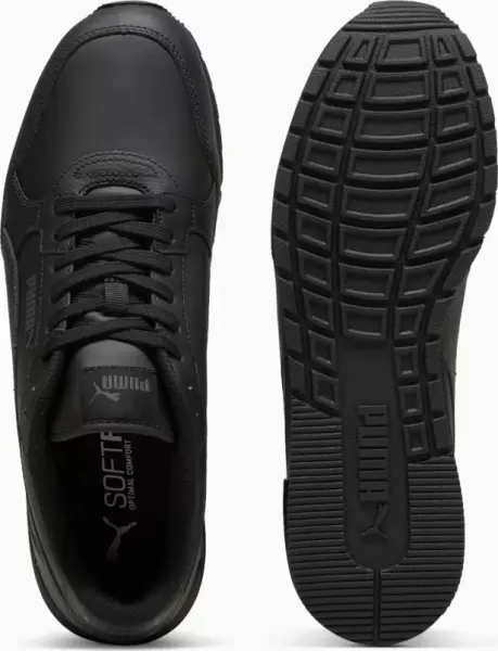 Кроссовки Puma ST RUNNER V4 LEATHER черные 399068-09