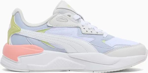 Кроссовки женские Puma X-RAY SPEED бело-голубо-салатово-коралловые 387063-71