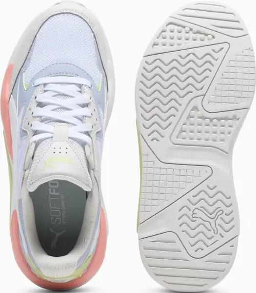 Кроссовки женские Puma X-RAY SPEED бело-голубо-салатово-коралловые 387063-71