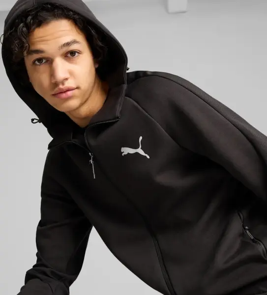 Спортивный костюм подростковый Puma EVOSTRIPE черный 681700-01__681702-01