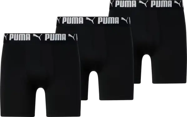 Трусы (боксерки) Puma ATHLETIC BOXER BRIEFS 3P черные (3 штуки) 859429-01