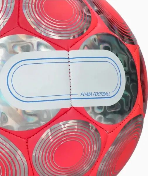 Футбольний м'яч Puma CAGE коралово-срібний Розмір 5 084074-01