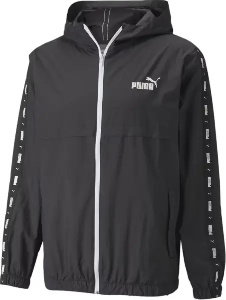 Вітровка Puma ESSENTIALS+ TAPE WINDBREAKER чорна 847477-01