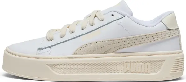 Кеди жіночі Puma SMASH 3.0 MONO TWIST біло-бежеві 395318-05