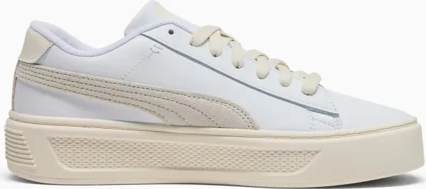 Кеди жіночі Puma SMASH 3.0 MONO TWIST біло-бежеві 395318-05