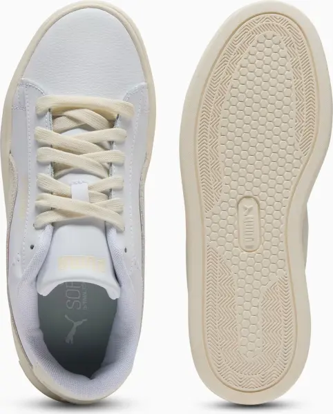Кеди жіночі Puma SMASH 3.0 MONO TWIST біло-бежеві 395318-05