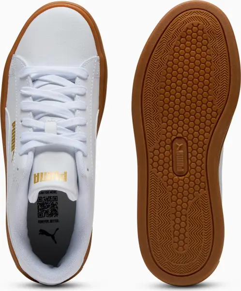 Кеди жіночі Puma SMASH V3 біло-коричневі 390758-21