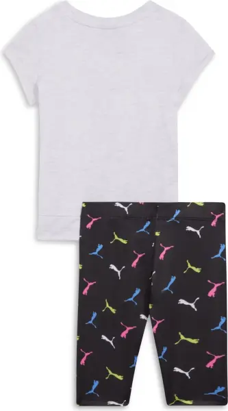 Комплект літній дитячий Puma LETTER LOGO сіро-чорний 859956-01