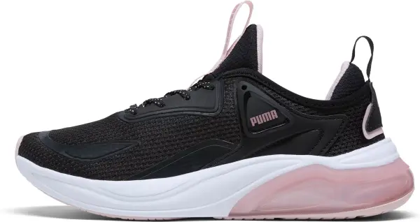 Кроссовки беговые женские Puma CELL THRILL черно-бело-светло-розовые 311224-03