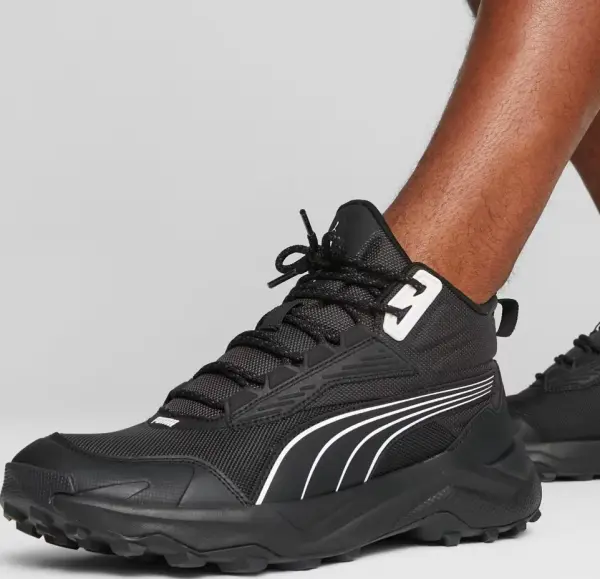 Кроссовки для трейлраннинга Puma OBSTRUCT PRO MID черно-белые 378689-01