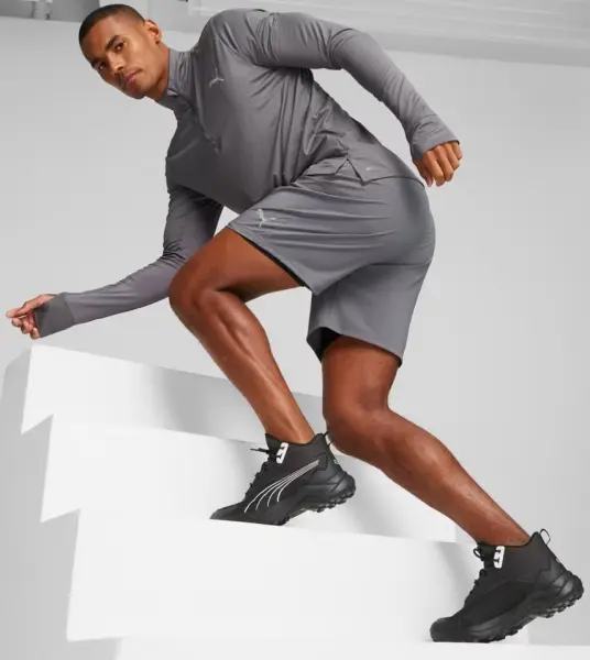 Кроссовки для трейлраннинга Puma OBSTRUCT PRO MID черно-белые 378689-01