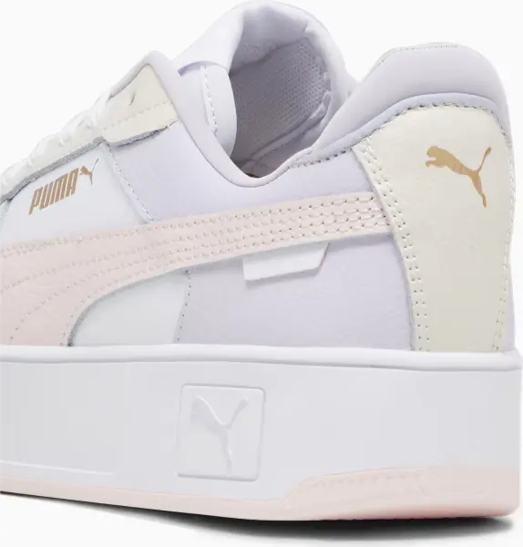 Кроссовки женские Puma CARINA STREET бело-бежево-светло-розовые 389390-10