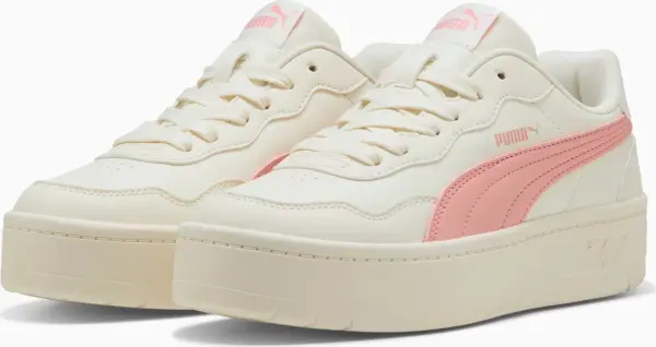 Кросівки жіночі Puma COURT LALLY SKYE бежево-світло-рожеві 400368-04