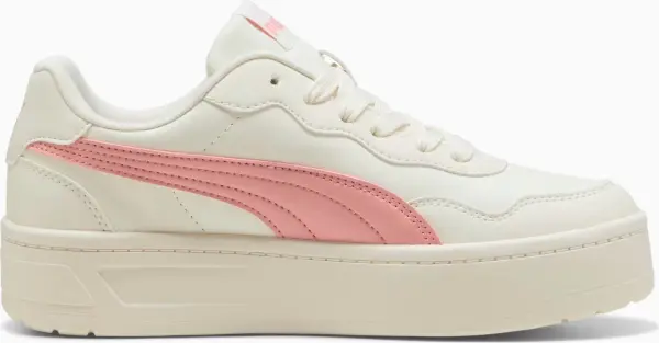 Кросівки жіночі Puma COURT LALLY SKYE бежево-світло-рожеві 400368-04