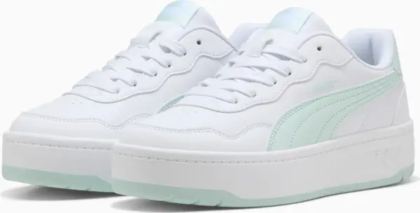 Кроссовки женские Puma COURT LALLY SKYE бело-мятные 400368-05