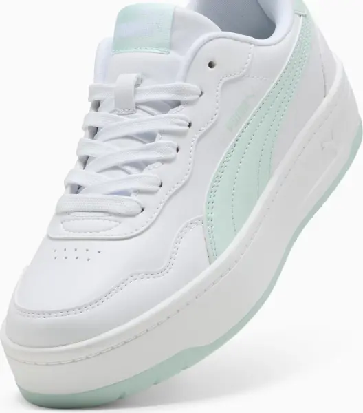 Кроссовки женские Puma COURT LALLY SKYE бело-мятные 400368-05