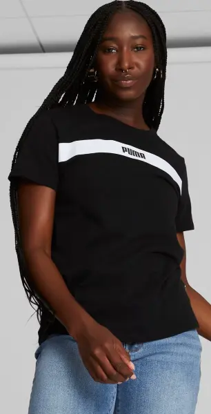 Футболка жіноча Puma UPFRONT LINE LOGO чорна 678752-01