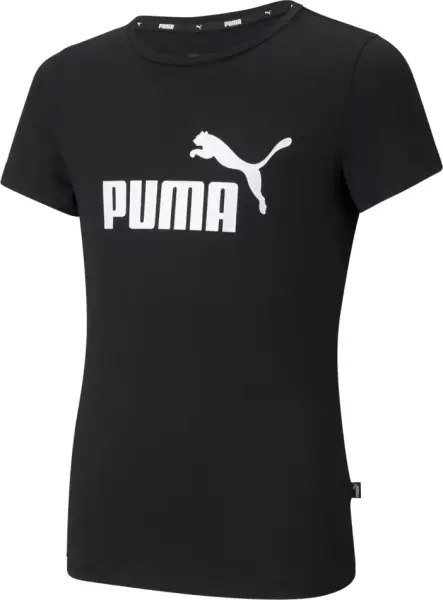 Футболка підліткова Puma ESSENTIALS LOGO чорна 587029-01