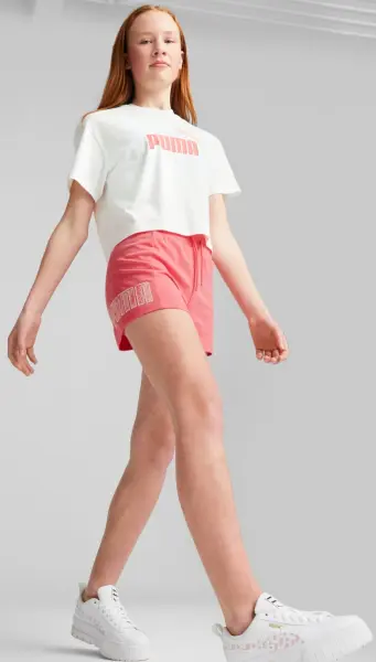 Шорты подростковые Puma POWER HIGH WAIST розовые 674364-63