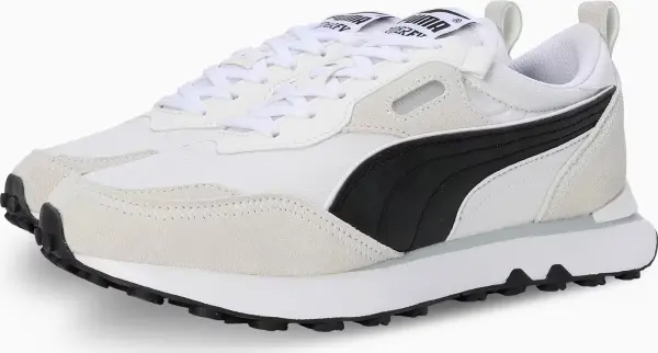 Кроссовки Puma RIDER FUTURE VINTAGE бело-бежево-черные 387672-11
