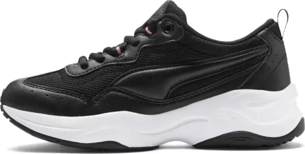 Кроссовки детские Puma CILIA черно-бело-розовые 370525-01