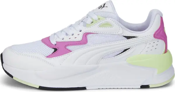 Кроссовки детские Puma X-RAY SPEED бело-розово-салатовые 384898-05