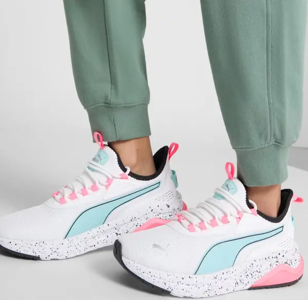 Кросівки жіночі Puma AMPLIFIER SPECKLE біло-бірюзово-рожеві 399145-05
