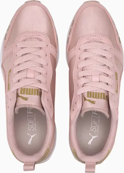 Кроссовки женские Puma R78 METALLIC розово-золотые 374739-03