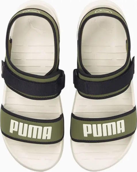 Сандали Puma SOFTRIDE оливково-бежевые 375104-09
