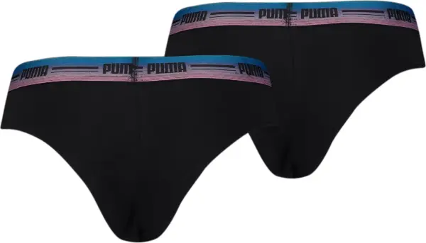 Труси (бразиліана) жіночі Puma BRAZILIAN чорно-рожево-сині (2 штуки) 907856-11