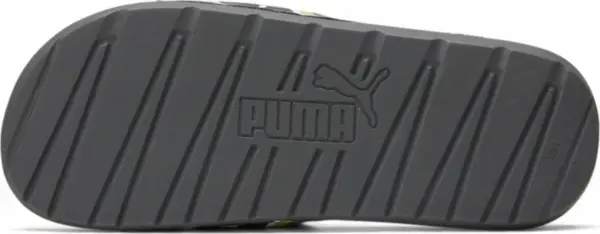 Шлепанцы Puma COOL CAT серо-салатовые 385887-02