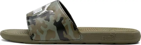 Шльопанці дитячі Puma COOL CAT 2.0 CAMO оливкові 390891-01