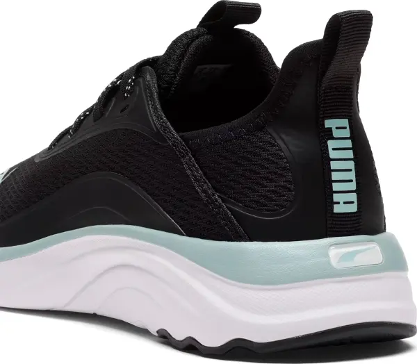 Кроссовки беговые женские Puma SOFTRIDE SOPHIA VITAL черно-мятные 311290-02