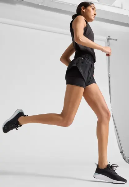 Кроссовки беговые женские Puma SOFTRIDE SOPHIA VITAL черно-мятные 311290-02