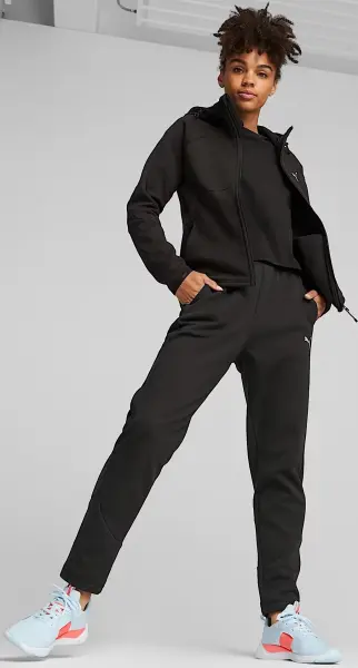 Спортивний костюм жіночий Puma EVOSTRIPE чорний 676807-01__676077-01