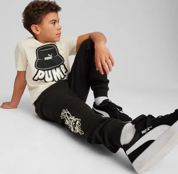 Футболка підліткова Puma ESSENTIALS MID 90S бежева 679720-87
