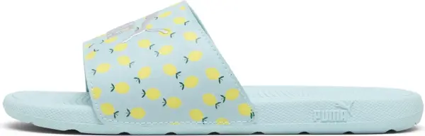 Шльопанці дитячі Puma COOL CAT 2.0 LEMON бірюзово-лимонні 395655-02